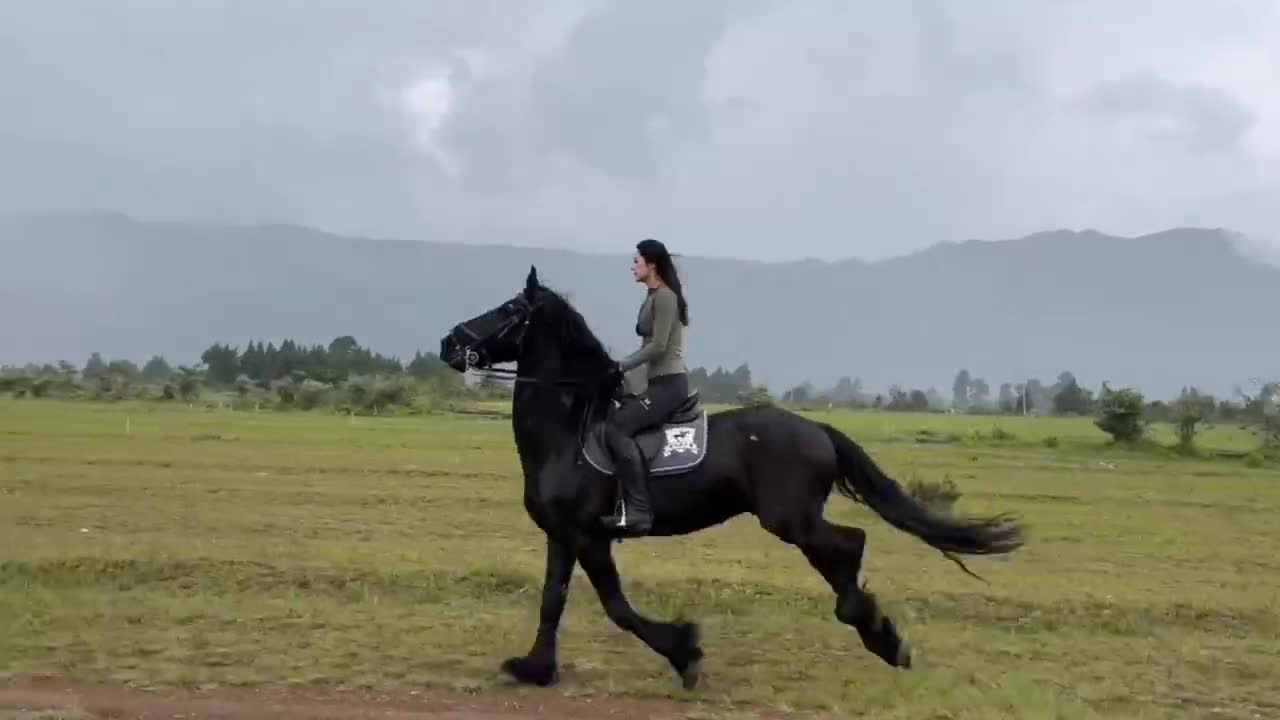 goddess on horseback