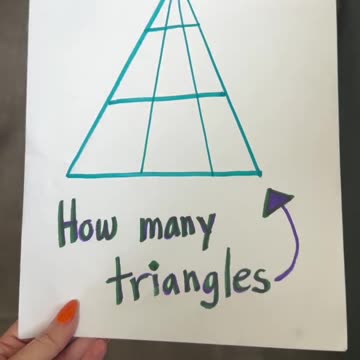 How many triangles did you see?