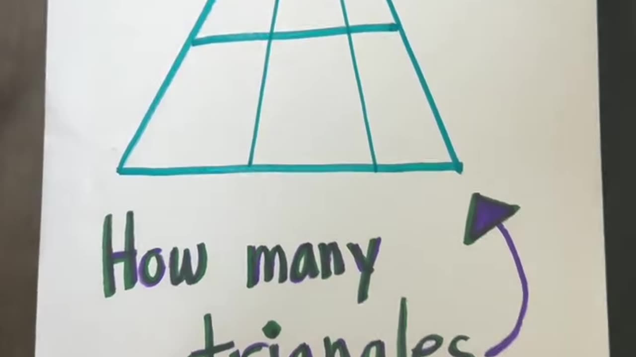 How many triangles did you see?