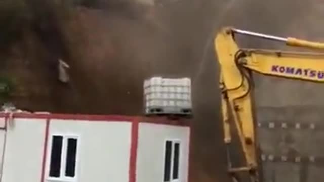 Construction Retaining Wall Collapses in Beyoglu-istanbul