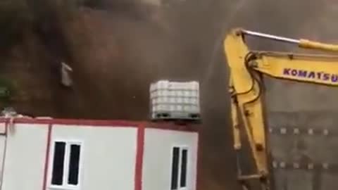 Construction Retaining Wall Collapses in Beyoglu-istanbul