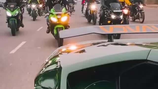 Super bike ride on