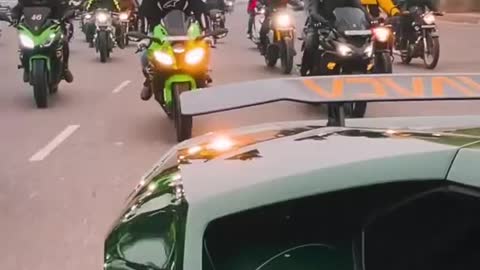 Super bike ride on