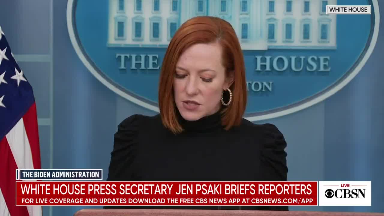 Reporter asks Psaki how many Americans are currently in Ukraine