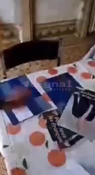 🇫🇷France elections: the ballots for Marine Le Pen are deliberately spoiled. The video shows how the ballots for Marine Le Pen are already in specially sealed voting bags, which are already torn, which automatically recognizes them as unsuitable