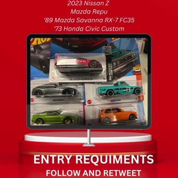 Nissan & Mazda 5 Pack Giveaway