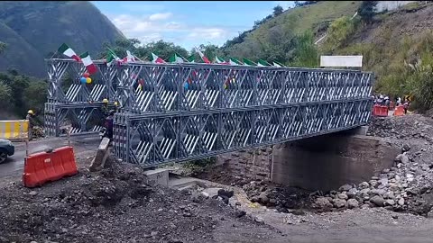 Ya hay paso en el puente militar entre Málaga y Concepción