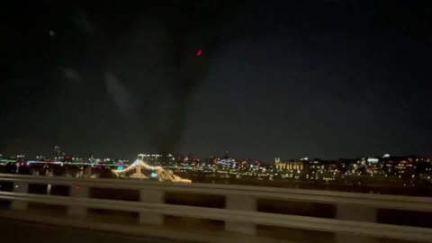 A wonderful night view when you ride a car over the Han River in Korea