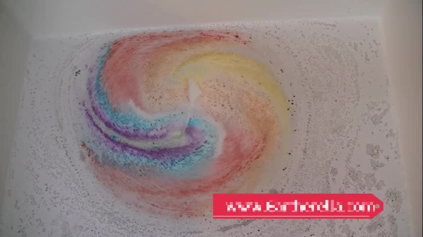 Cloud Bath bomb with Rainbow surprise!