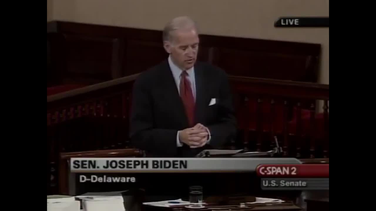 Biden Calls Attempt To Pack The Supreme Court A "Power Grab" (2005)