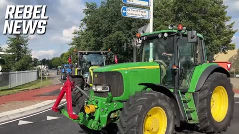 Group of farmers here in Eerbeek, Netherlands just wrapped up a press conference