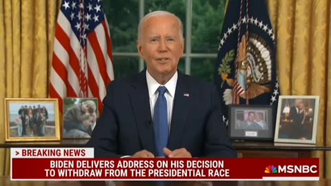 LIVE- Biden delivers address on his decision to exit 2024 race