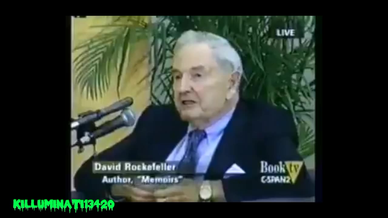 David Rockefeller admitting he recruited Henry Kissinger and Klaus Schwab