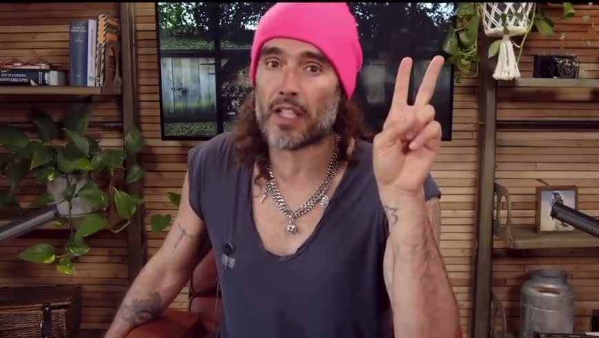 Russell Brand Goes Off on Biden for Focusing on "Disinformation"