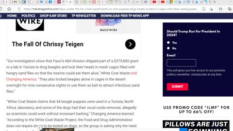 Infuriating! Fauci's NIH funded experiments where puppies were tortured!