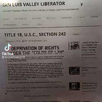 Title 18 U.S.C. section 242