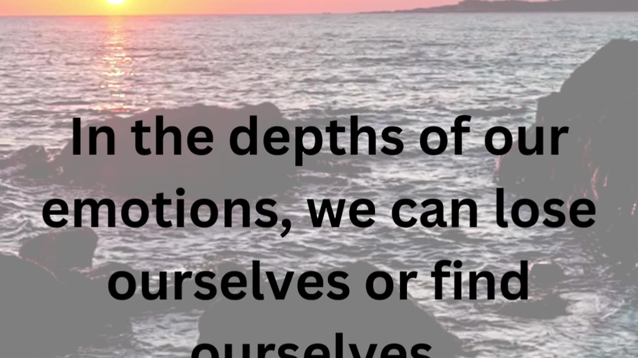 The Depths of Emotions Description