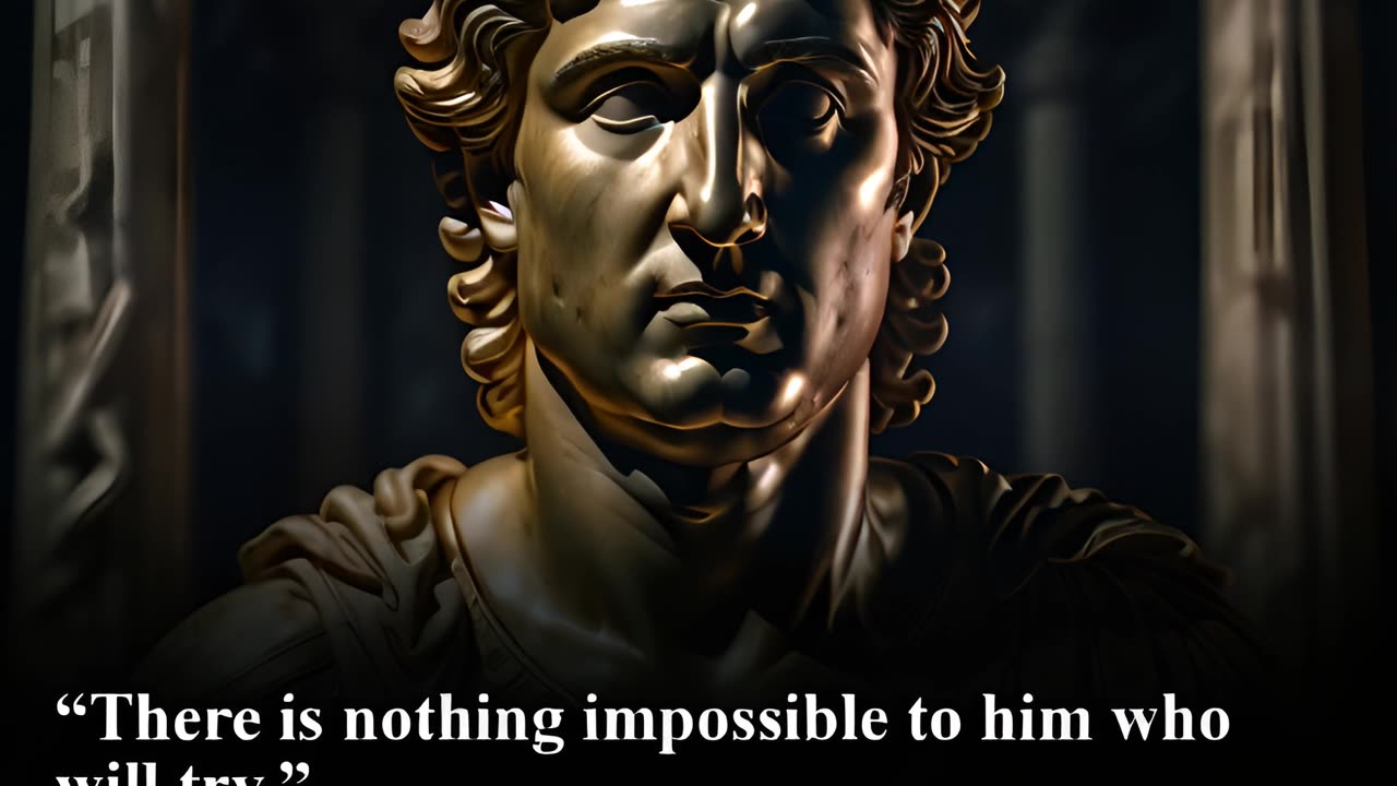 Wisdom from Alexander the Great