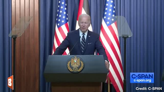 Biden Praises U.S. Aid for Palestinians: "More than One Million Doses of COVID-19"