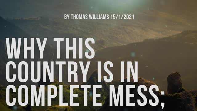 Why this country is in complete mess;