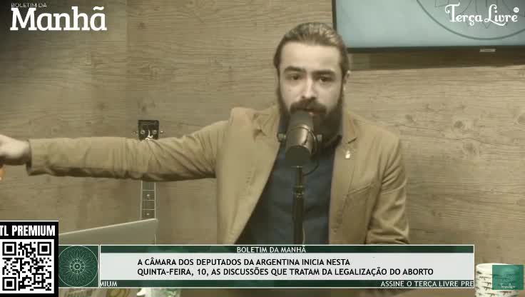 Terça Livre: Debatem sobre a LEGALIZAÇÃO DO ABORTO na Argentina