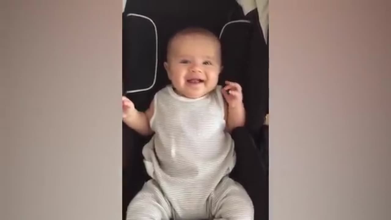 Try not to laugh baby funs
