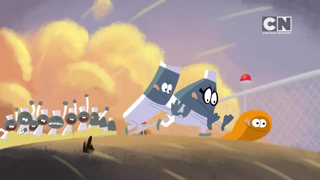 Lamput loss his paint
