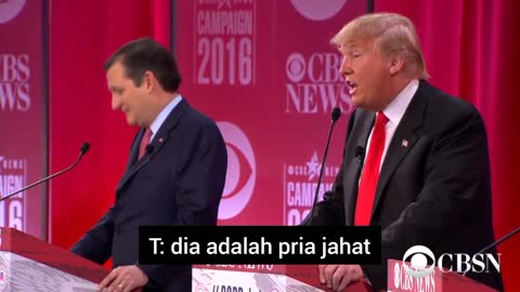 Trump Pada Cruz : Dia Adalah Pria Jahat !