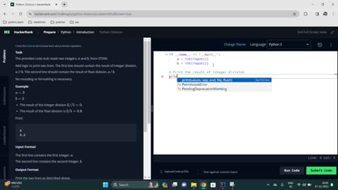 Divide and Conquer: Introduction to Division on HackerRank