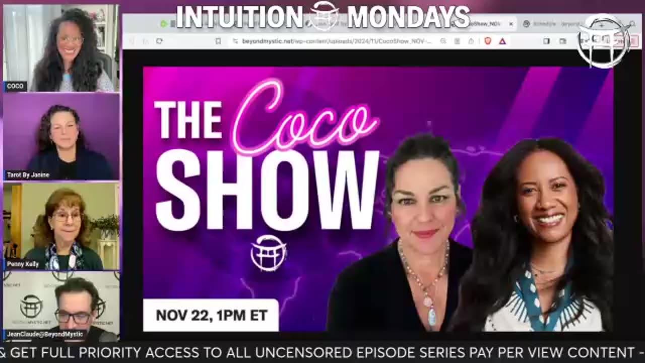 🪷 INTUITION MONDAYS with JANINE & PENNY - NOV 18