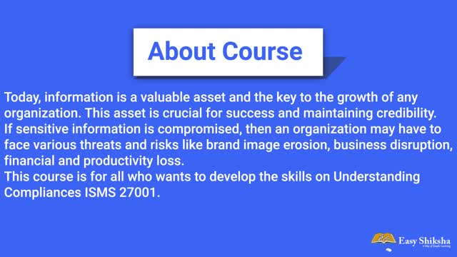 ISMS e-learning course