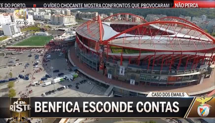 Benfica escondeu contas bancárias durante buscas da PJ