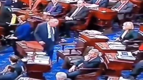 Chuck Schumer Tells A Demon To Move Out Of His Chair