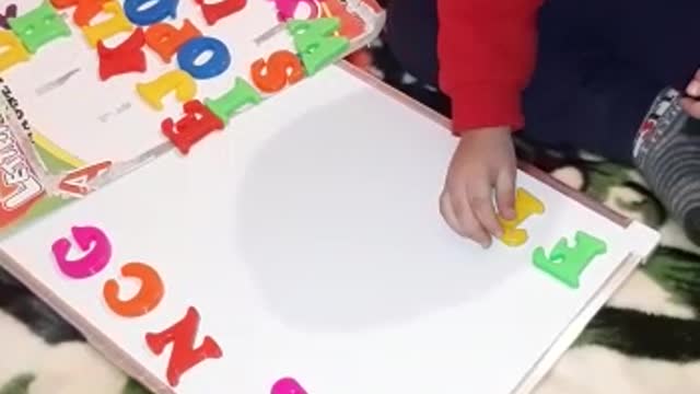 A child learn English