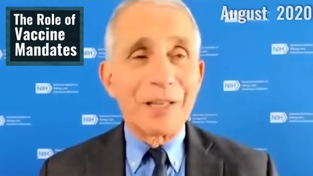 Flip Flop Anthony Fauci: 75%, 80%, 85/90%- Masks, No Masks- No Mandate, Mandate- Etc