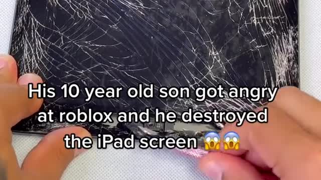 Son Got Angry & Destroys Ipad😳😳😳