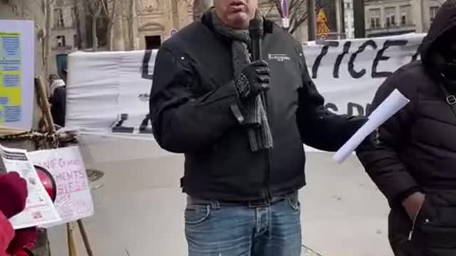 Morad El Hattab Manif Contre La Pédocriminalité