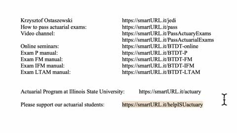 Exam LTAM exercise for September 4, 2021