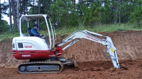 drainage ditch excavator