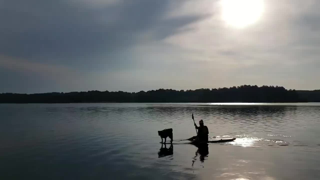 Dee & Dozer So Happy Paddle Boarding