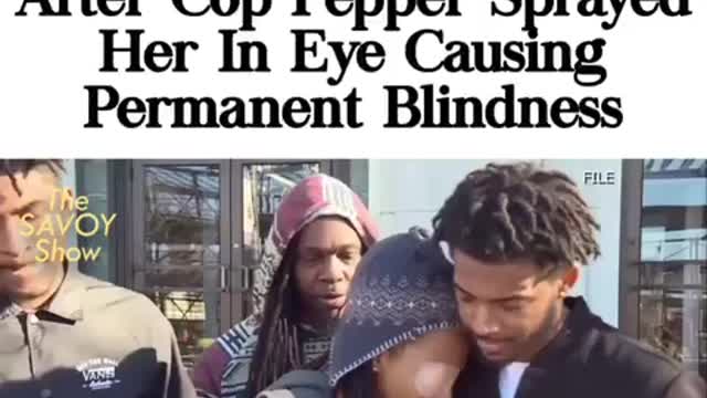 BLACK MILITARY VETERANS SUES POLICE AFTER COP PEPPER SPRAYED HER IN EYES CAUSING PERMANENT BLINDNESS🕎 Micah 2:10 “Arise ye and depart, for this is not your rest: because it is polluted, it shall destroy you euen with a sore destruction.”