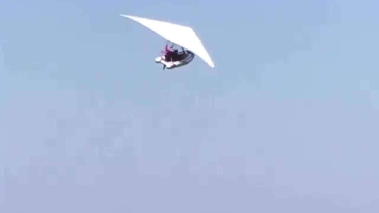 Boat-Plane preparing for take off