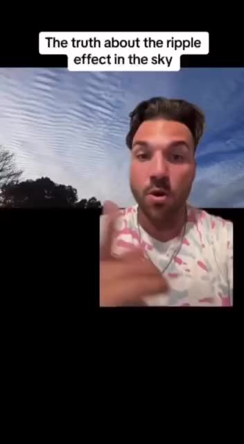 The Ripples In The Sky Are HAARE ELF WAVES Dispersing Chemical Poison Debris