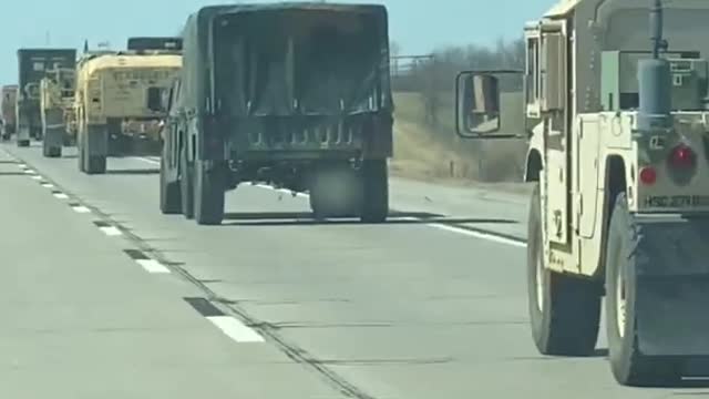 America preparing for war #convoy #america #war #russia #ukraine