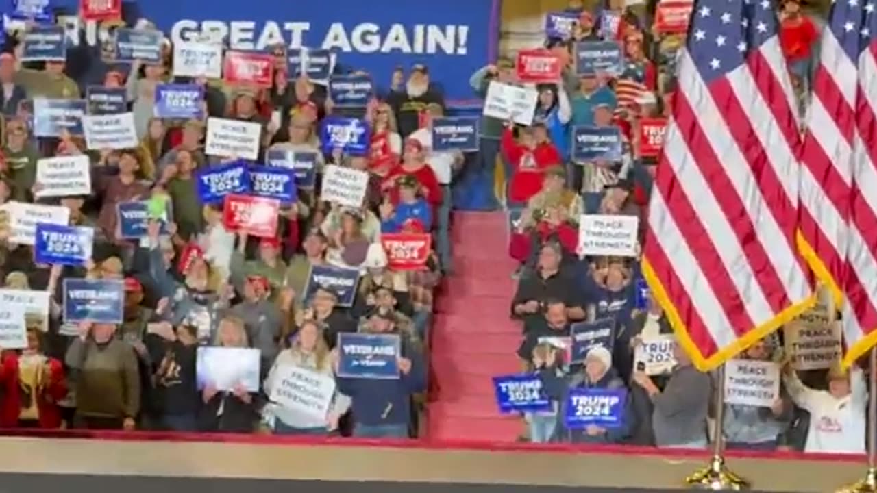 DanScavino Happening Now—45 takes the stage in Claremont, New Hampshire…