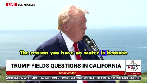 EPIC: Trump's Response To Climate Question Is LEGENDARY