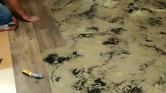 Laying tile