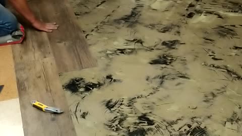 Laying tile