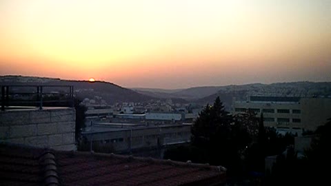 Jerusalem Israel sunset