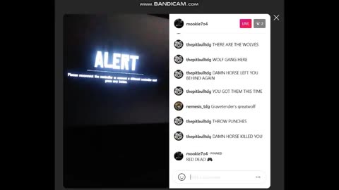 Mookie7o4 Instagram Stream ☞ Troll Town ☜ Red Dead Redemption 2 September 13th 2020